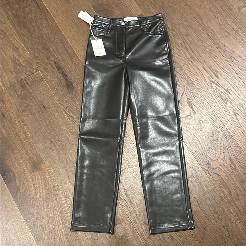 Aritzia Black Straight Leg Pants